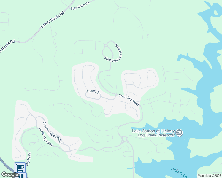 map of restaurants, bars, coffee shops, grocery stores, and more near 104 Pine Sandy Bank in Canton