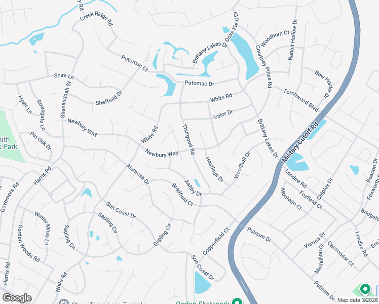 map of restaurants, bars, coffee shops, grocery stores, and more near 7133 Thurgood Road in Wilmington