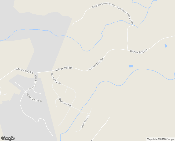 map of restaurants, bars, coffee shops, grocery stores, and more near 3087 Gaines Mill Road in Gainesville