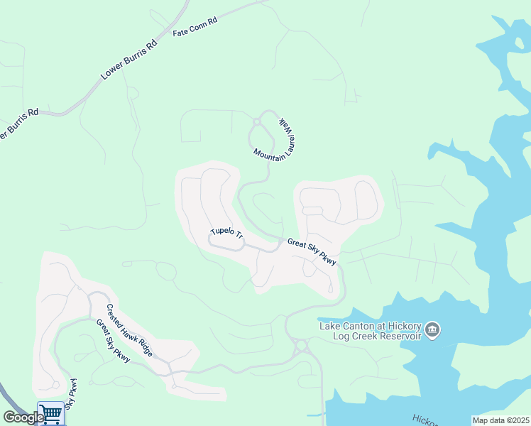 map of restaurants, bars, coffee shops, grocery stores, and more near 320 Willow Cove in Canton