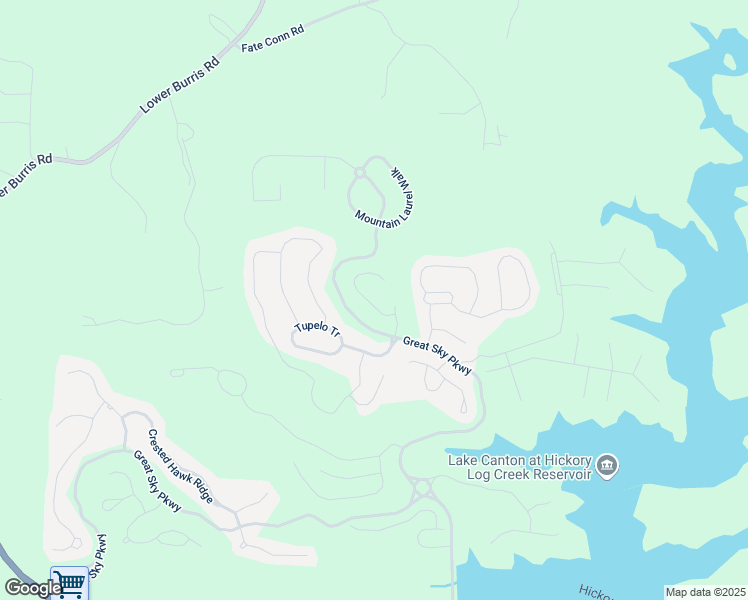 map of restaurants, bars, coffee shops, grocery stores, and more near 320 Willow Cove in Canton