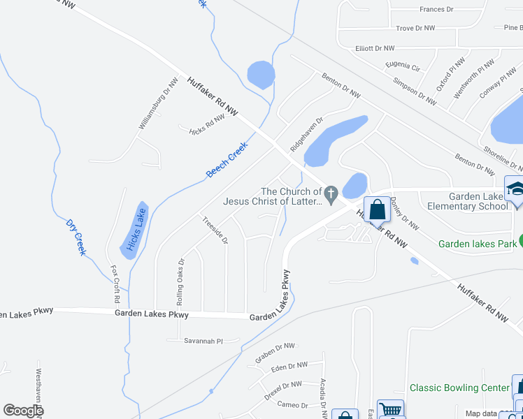 map of restaurants, bars, coffee shops, grocery stores, and more near 6 Tall Pines Road Northwest in Rome