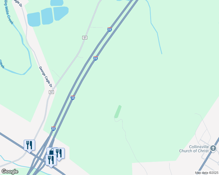 map of restaurants, bars, coffee shops, grocery stores, and more near in Collinsville