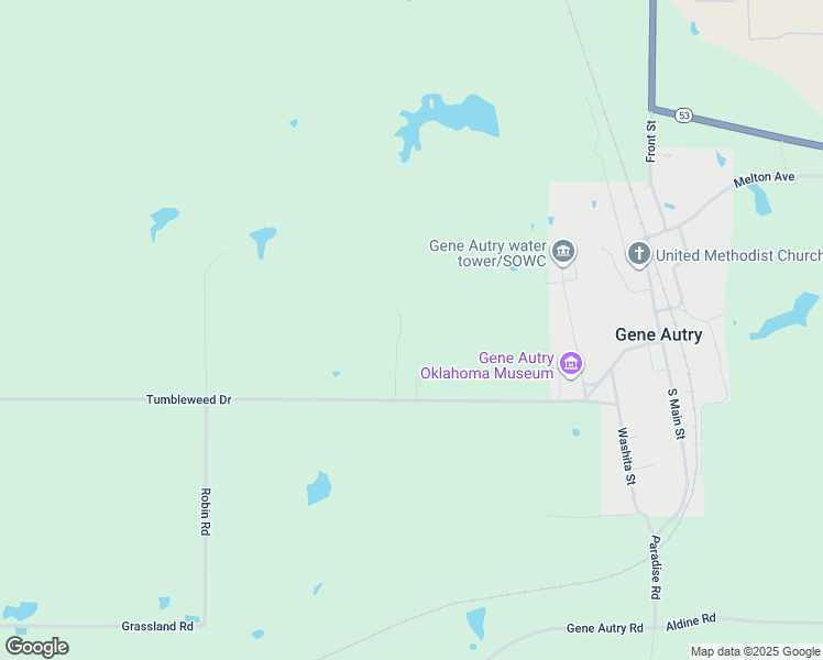 map of restaurants, bars, coffee shops, grocery stores, and more near 482 Tumbleweed Drive in Ardmore
