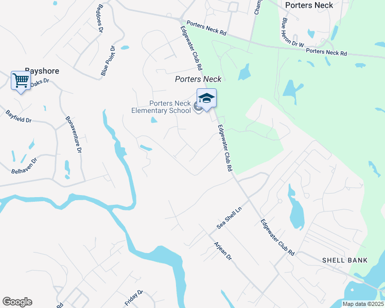 map of restaurants, bars, coffee shops, grocery stores, and more near 8113 Saltcedar Drive in Wilmington