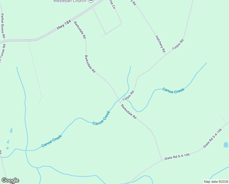 map of restaurants, bars, coffee shops, grocery stores, and more near 428 Barksdale Road in Iva