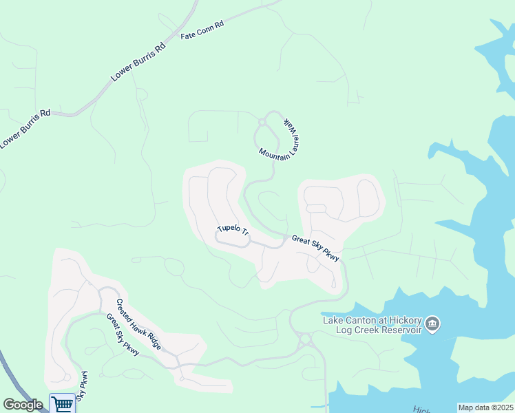 map of restaurants, bars, coffee shops, grocery stores, and more near 329 Willow Cove in Canton