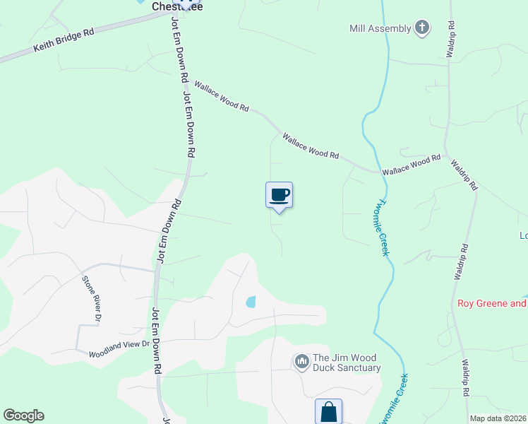 map of restaurants, bars, coffee shops, grocery stores, and more near 8330 Sagewood Drive in Gainesville