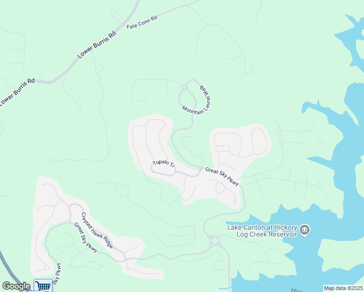 map of restaurants, bars, coffee shops, grocery stores, and more near 333 Willow Cove in Canton