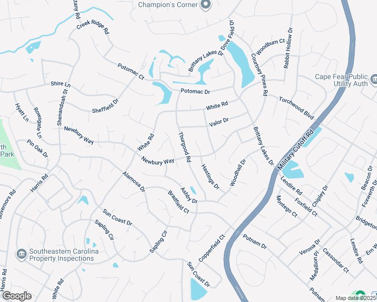 map of restaurants, bars, coffee shops, grocery stores, and more near 7202 Thurgood Rd in Wilmington
