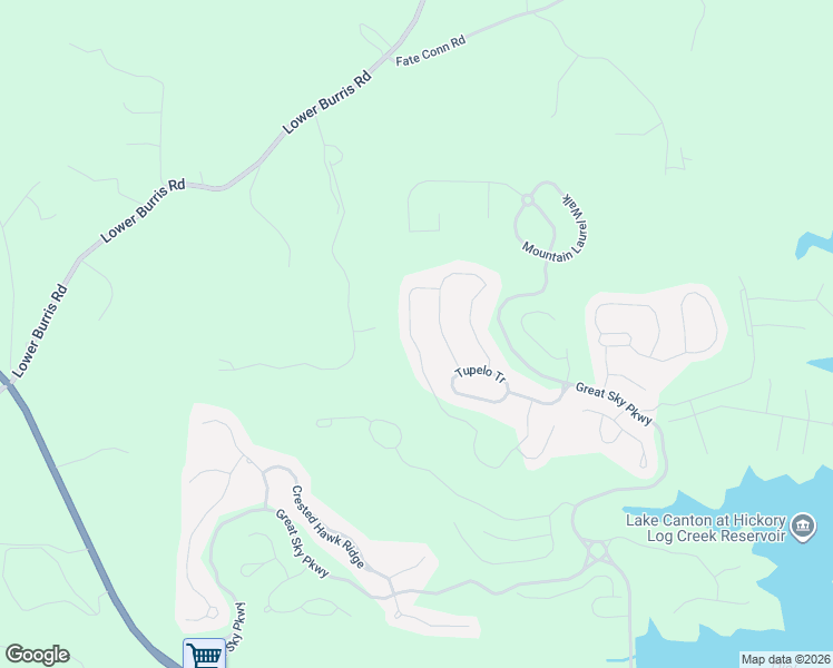 map of restaurants, bars, coffee shops, grocery stores, and more near 258 Fountain Oak Way in Canton