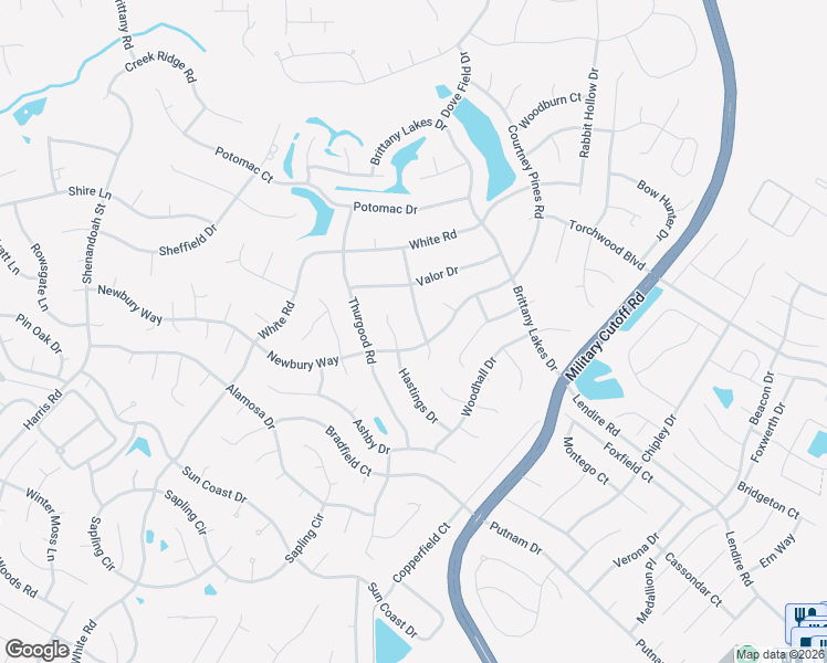 map of restaurants, bars, coffee shops, grocery stores, and more near 2521-2525 Hastings Court in Wilmington