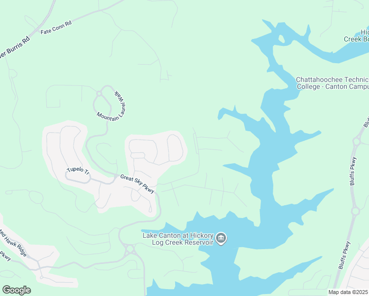map of restaurants, bars, coffee shops, grocery stores, and more near 616 Little Bear Loop in Canton