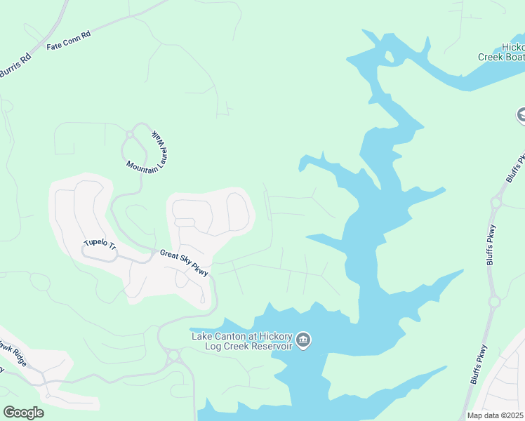 map of restaurants, bars, coffee shops, grocery stores, and more near 5121 Aster Bend in Canton