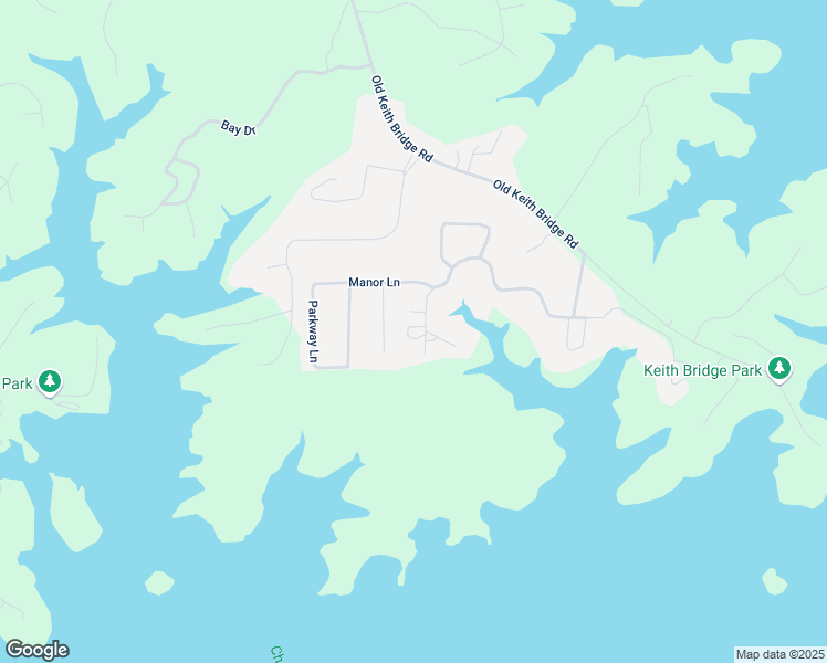 map of restaurants, bars, coffee shops, grocery stores, and more near 9600 Lakeside Way in Gainesville