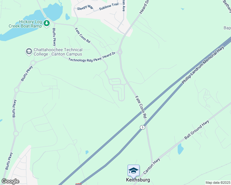 map of restaurants, bars, coffee shops, grocery stores, and more near 610 Sunflower Drive in Canton