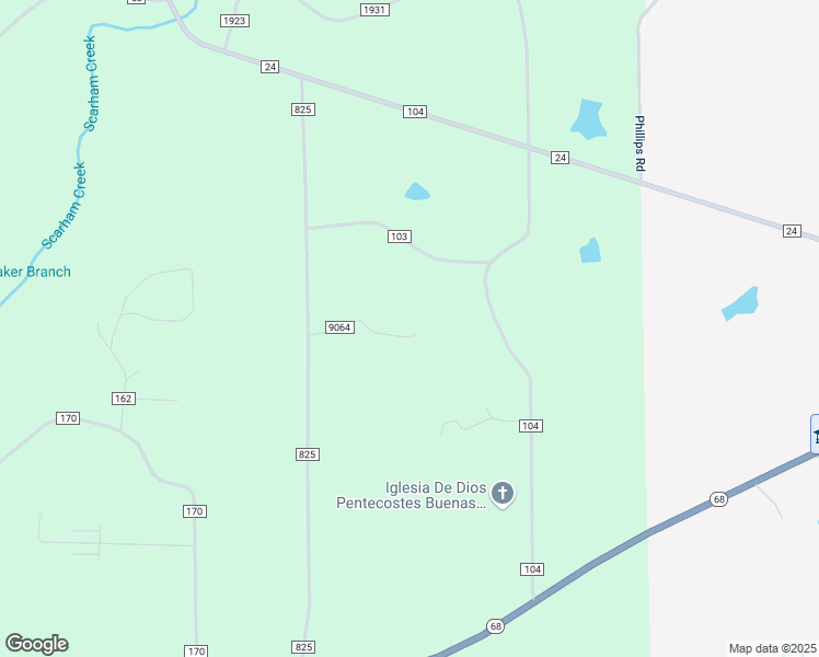 map of restaurants, bars, coffee shops, grocery stores, and more near 161 Road 9064 in Crossville