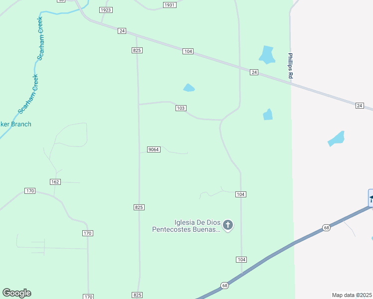 map of restaurants, bars, coffee shops, grocery stores, and more near 161 Road 9064 in Crossville