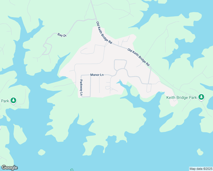 map of restaurants, bars, coffee shops, grocery stores, and more near 9600 Lakeside Way in Gainesville