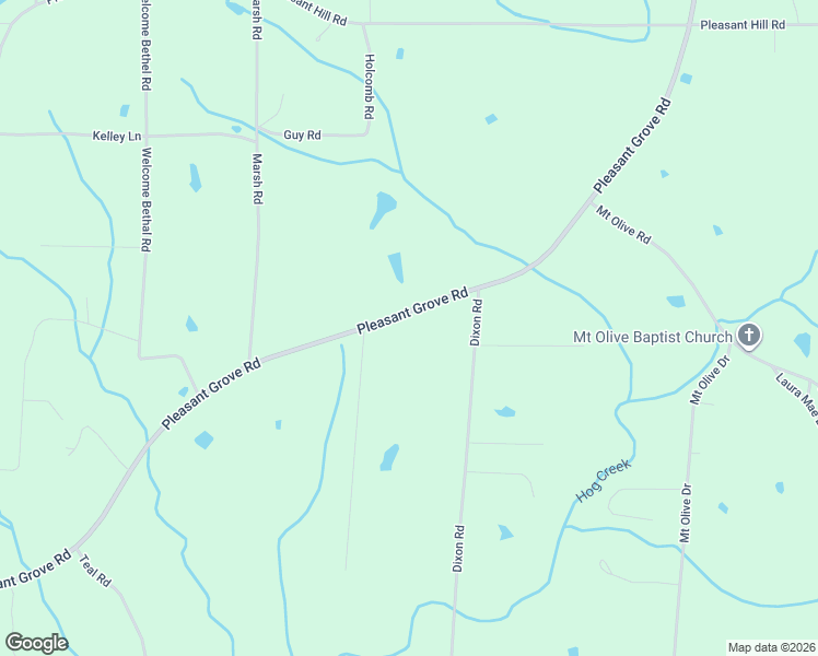 map of restaurants, bars, coffee shops, grocery stores, and more near 6271 Pleasant Grove Road in Albertville
