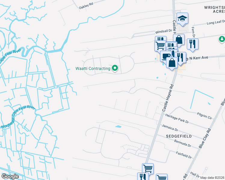 map of restaurants, bars, coffee shops, grocery stores, and more near 146 Chadwick Avenue in Wilmington