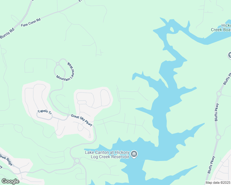 map of restaurants, bars, coffee shops, grocery stores, and more near 5133 Aster Bend in Canton