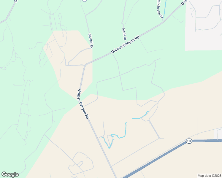 map of restaurants, bars, coffee shops, grocery stores, and more near Grimes Canyon Road in Moorpark