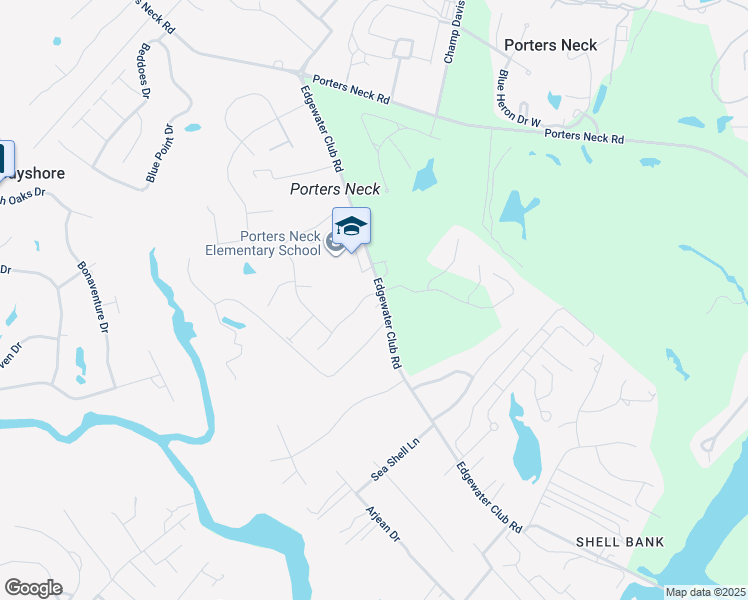 map of restaurants, bars, coffee shops, grocery stores, and more near 8136 Saltcedar Drive in Wilmington