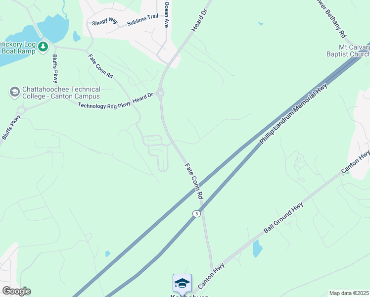 map of restaurants, bars, coffee shops, grocery stores, and more near 156 Page Place in Canton