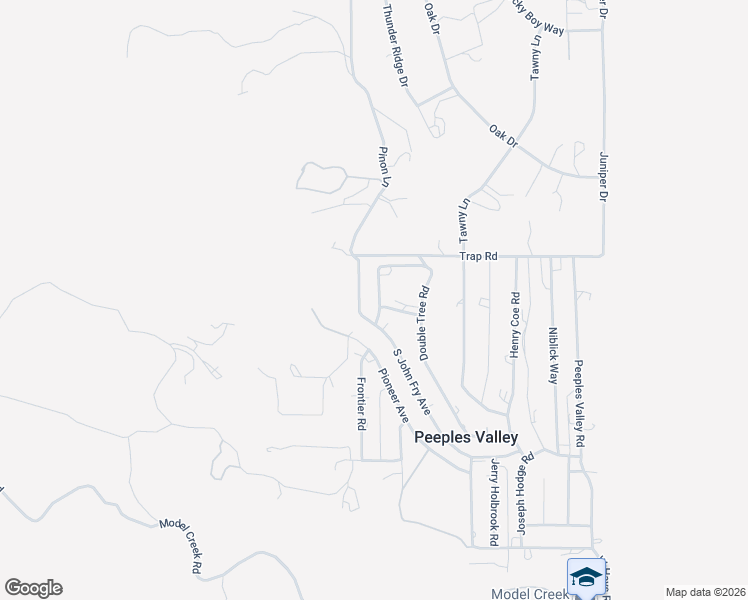 map of restaurants, bars, coffee shops, grocery stores, and more near 18088 John Frye Avenue in Yarnell