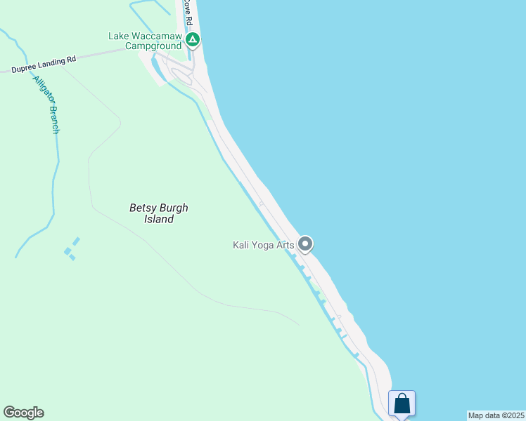 map of restaurants, bars, coffee shops, grocery stores, and more near 1068 Waccamaw Shores Road in Lake Waccamaw