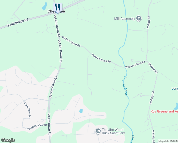 map of restaurants, bars, coffee shops, grocery stores, and more near 8240 Sagewood Drive in Gainesville