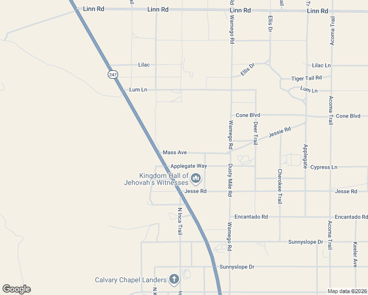 map of restaurants, bars, coffee shops, grocery stores, and more near in Homestead Valley