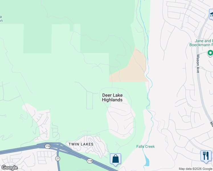 map of restaurants, bars, coffee shops, grocery stores, and more near 11826 Canoga Avenue in Los Angeles County