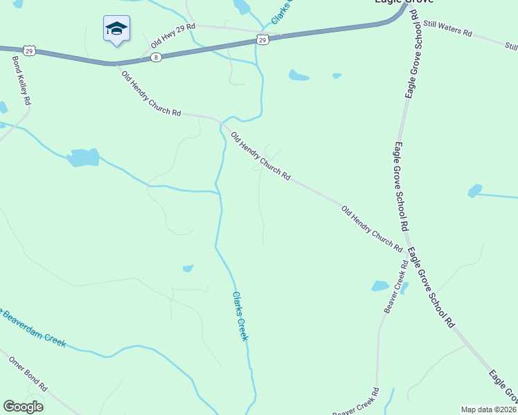 map of restaurants, bars, coffee shops, grocery stores, and more near 170 Goldmine Village Road in Canon