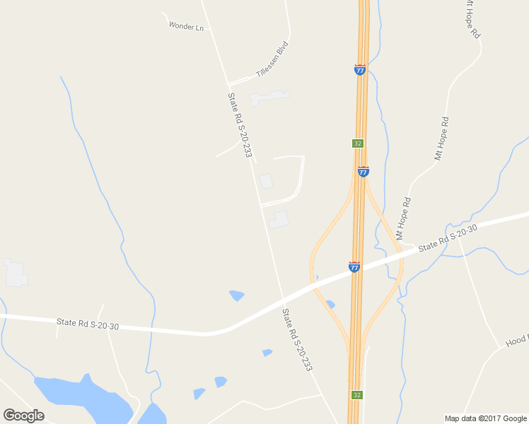 map of restaurants, bars, coffee shops, grocery stores, and more near 173 State Road S-20-233 in Ridgeway