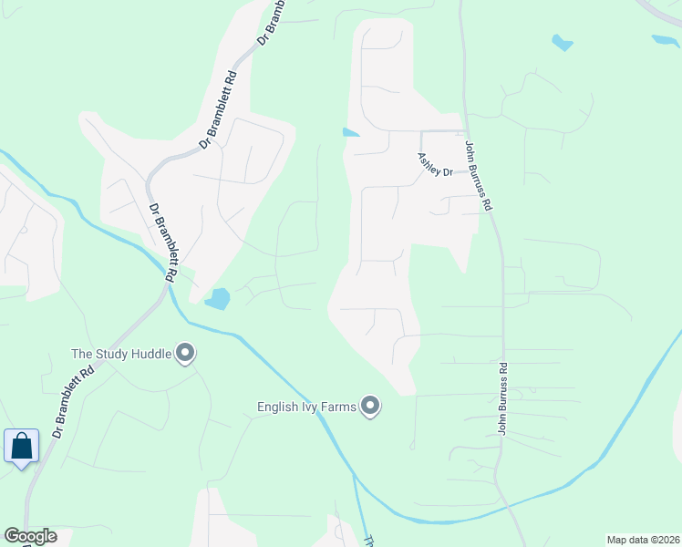 map of restaurants, bars, coffee shops, grocery stores, and more near 6640 Brittney Lane in Cumming