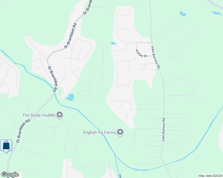 map of restaurants, bars, coffee shops, grocery stores, and more near 6640 Brittney Lane in Cumming