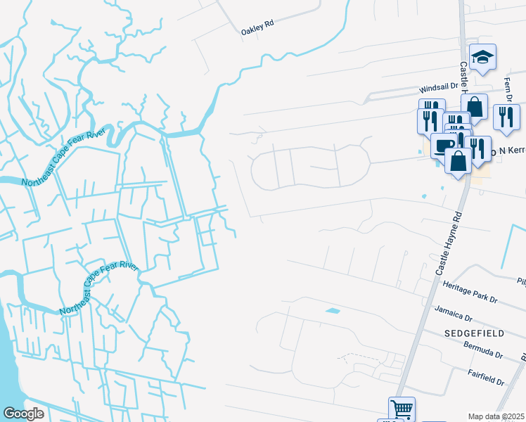 map of restaurants, bars, coffee shops, grocery stores, and more near 165 Chadwick Avenue in Wilmington