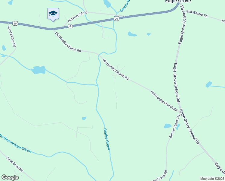 map of restaurants, bars, coffee shops, grocery stores, and more near 170 Goldmine Village Road in Canon