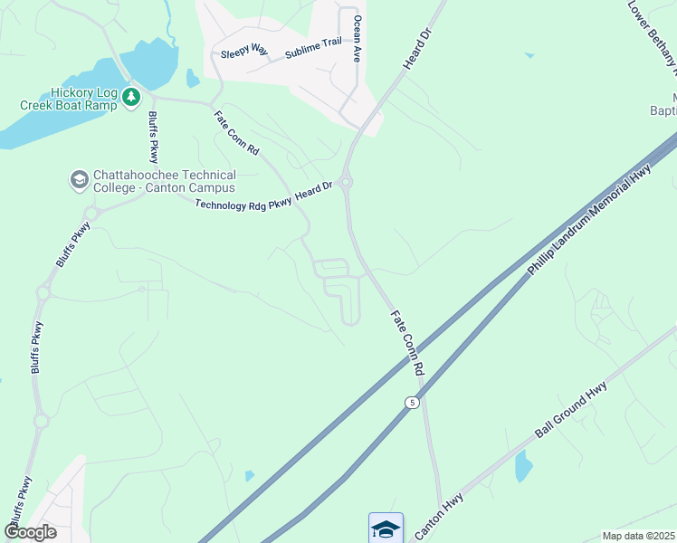 map of restaurants, bars, coffee shops, grocery stores, and more near 333 Stoney Hollow Road in Canton