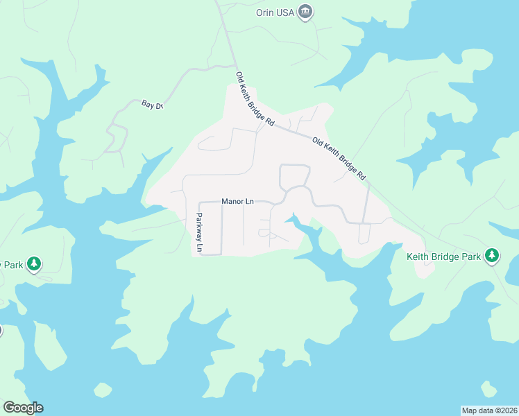 map of restaurants, bars, coffee shops, grocery stores, and more near 9525 Manor Lane in Gainesville