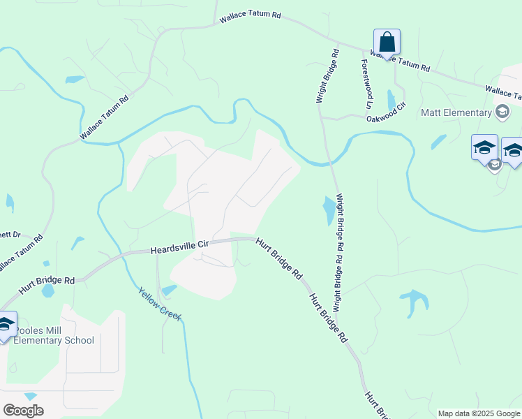 map of restaurants, bars, coffee shops, grocery stores, and more near 4960 Shade Creek Crossing in Cumming