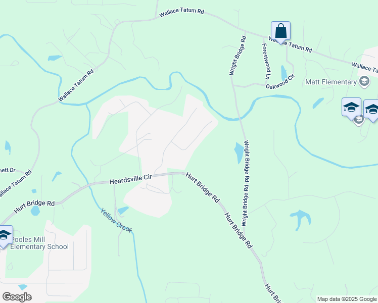 map of restaurants, bars, coffee shops, grocery stores, and more near 4960 Shade Creek Crossing in Cumming