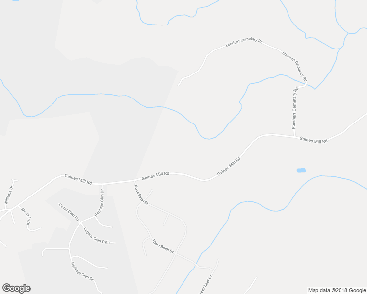 map of restaurants, bars, coffee shops, grocery stores, and more near 3069 Gaines Mill Road in Gainesville