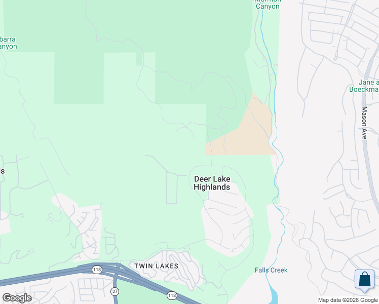 map of restaurants, bars, coffee shops, grocery stores, and more near 20600 Prairie Street in Los Angeles