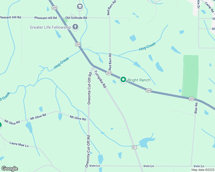 map of restaurants, bars, coffee shops, grocery stores, and more near 254 Turnpike Road in Albertville
