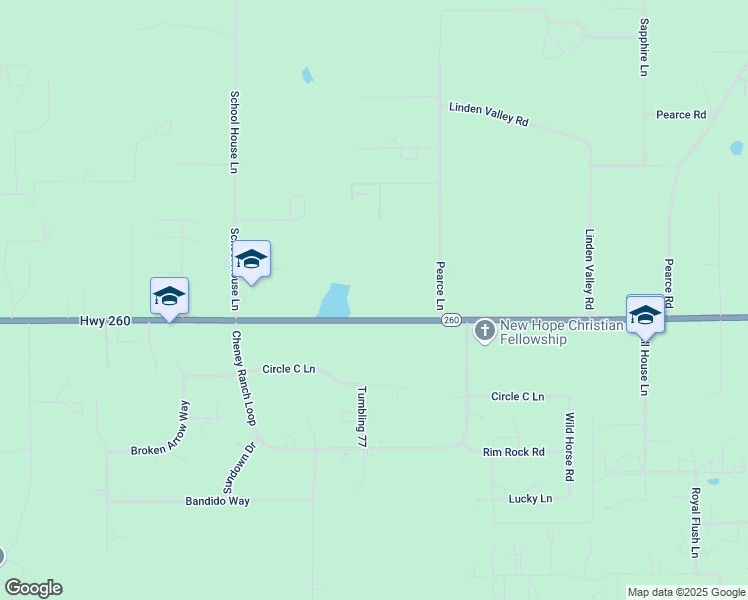 map of restaurants, bars, coffee shops, grocery stores, and more near 6766 Arizona 260 in Show Low