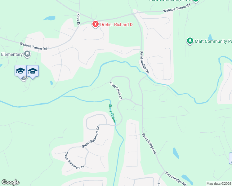 map of restaurants, bars, coffee shops, grocery stores, and more near 4235 Cool Creek Court in Cumming