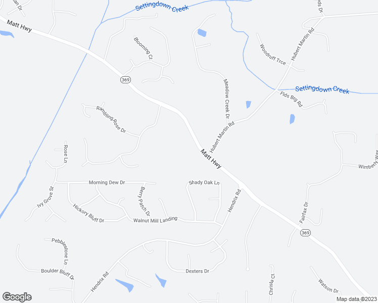 map of restaurants, bars, coffee shops, grocery stores, and more near 4455 Matt Highway in Cumming